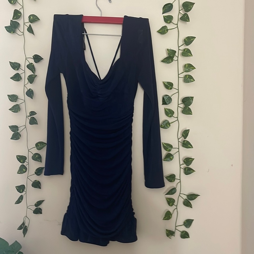 -long sleeve dress- - Picture 1 of 6